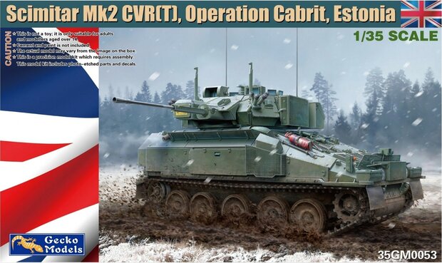 Gecko Models 35GM0053 - Scimitar Mk2 CVR(T), Operation Cabrit, Estonia - 1:35