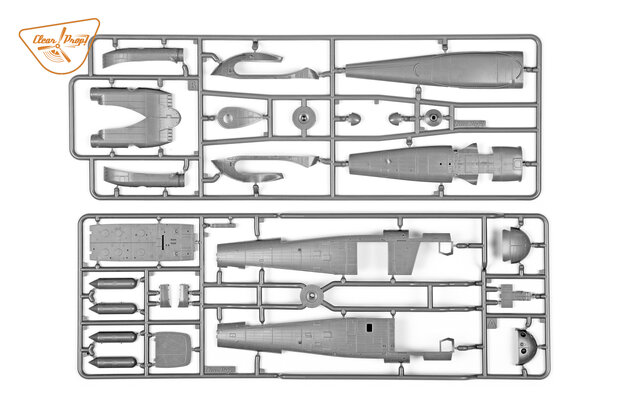 Clear Prop Models CP72018 - HH-2D Seasprite (Advanced kit) - 1:72