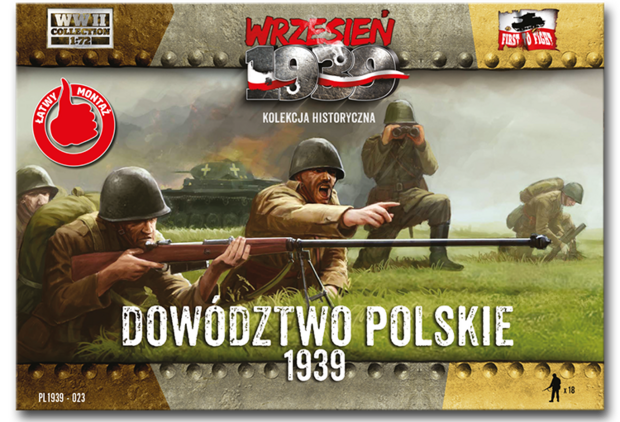 FTF PL1939-023 - Polish Headquarters 1939 - Polish Infantry Officers figure set - 1:72