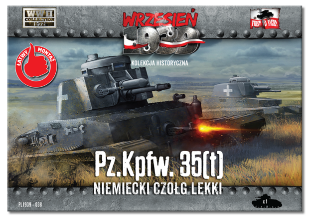 FTF PL1939-038 - PzKpfw. 35[T] - German Light Tank - 1:72