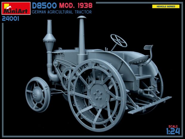 MiniArt 24001 - German Agricultural Tractor D8500 Mod. 1938 - 1:24