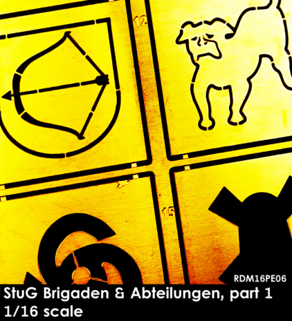 RDM16PE06 - StuG Brigaden & Abteilungen, part 1 - 1:16 - [RADO Miniatures]