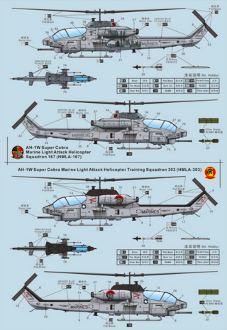 DreamModel DM720017 - AH-1W Super Cobra (Latest release) - 1:72