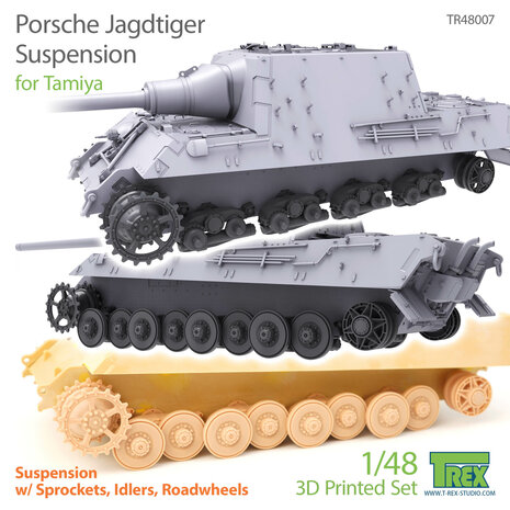 TR48007 - Porsche Jagdtiger Suspension for TAMIYA - 1:48 - [T-Rex Studio]