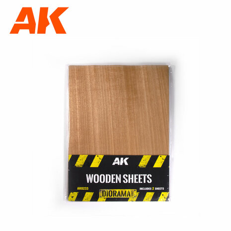 AK8233 - Wooden Sheets (A4) - [AK Interactive]