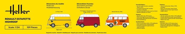 Heller 80740 - Renault Estafette Highroof - 1:24