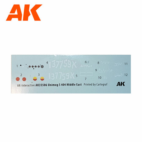 AK35506 - Unimog S 404 Middle East - 1:35 - [AK Interactive]