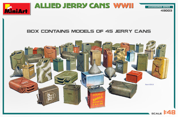 MiniArt 49003 - Allies Jerry Cans Set WWII - 1:48