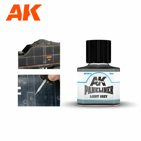 AK12019 - Paneliner Light Grey - [AK Interactive]