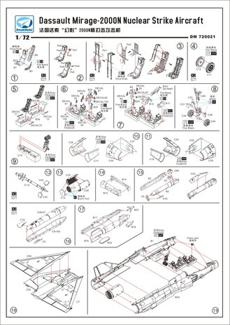 DreamModel DM720021 - Dassault Mirage 2000N - 1:72