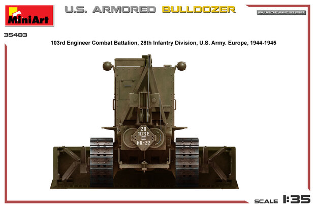 MiniArt 35403 - U.S. Armored Bulldozer - 1:35