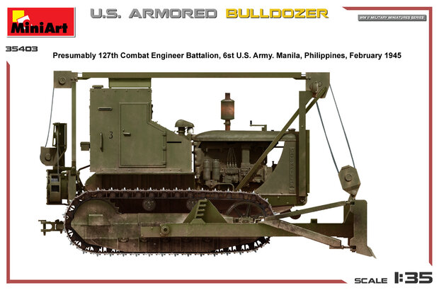 MiniArt 35403 - U.S. Armored Bulldozer - 1:35