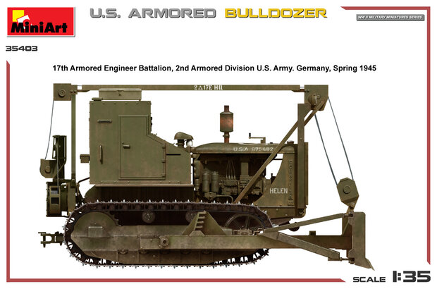 MiniArt 35403 - U.S. Armored Bulldozer - 1:35