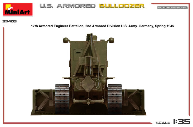 MiniArt 35403 - U.S. Armored Bulldozer - 1:35