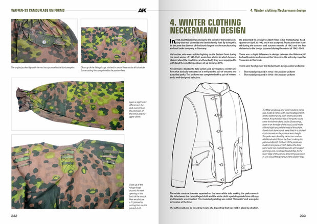 AK130008 - Waffen SS Camouflage Uniforms - English - [AK Interactive]