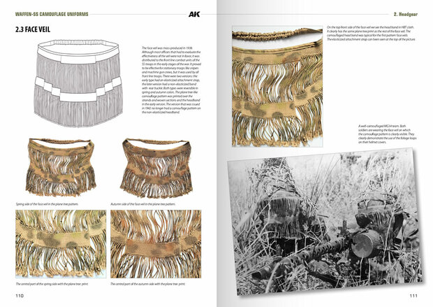 AK130008 - Waffen SS Camouflage Uniforms - English - [AK Interactive]