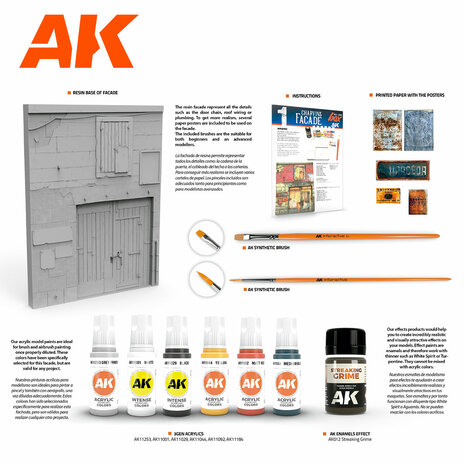 AK8252 - All In One Set-Box 1 – Charvins Facade - [AK Interactive]