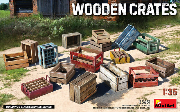 MiniArt 35651 - Wooden Crates - 1:35