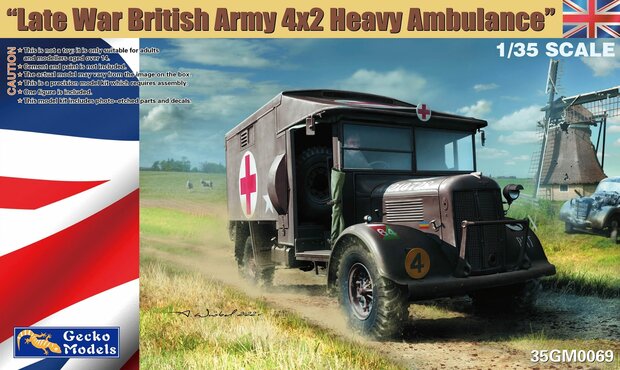 Gecko Models 35GM0069 - Late War British Army 4x2 Heavy Ambulance - 1:35