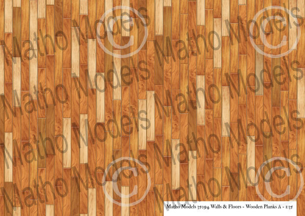 Matho Models 35094 - Walls & Floors - Wooden Planks A - 1:35