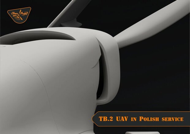 Clear Prop Models CP4812 - TB.2 UAV in Polish service (Starter kit) - 1:48