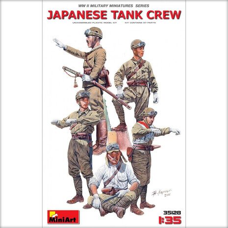 MiniArt 35128 - Japanese Tank Crew - 1:35