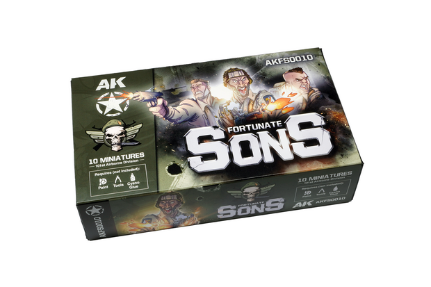 AKFS0010 - Fortunate Sons - 101st Airborne Division - 10 Miniatures - [AK Interactive]