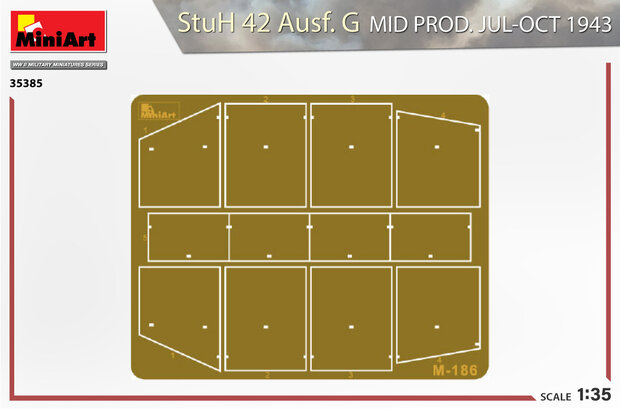 MiniArt 35385 - StuH 42 Ausf. G  MID PROD. JUL-OCT 1943 - 1:35