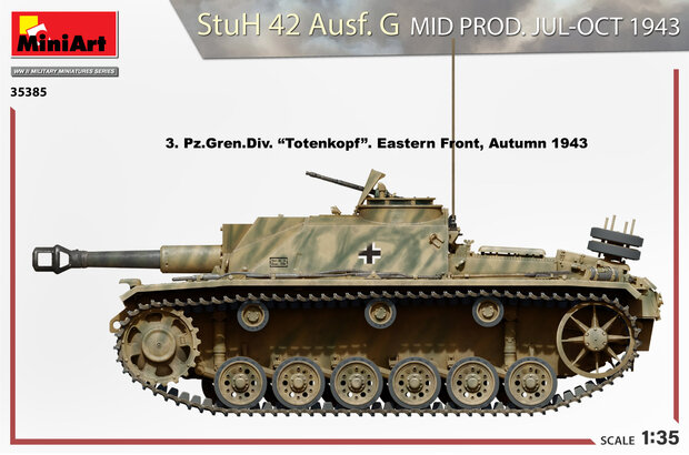 MiniArt 35385 - StuH 42 Ausf. G  MID PROD. JUL-OCT 1943 - 1:35