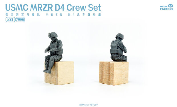Magic Factory 7502 - USMC MRZR D4 Crew Set - 1:35