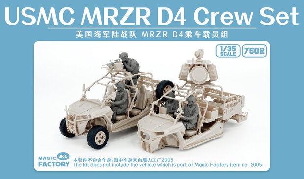 Magic Factory 7502 - USMC MRZR D4 Crew Set - 1:35