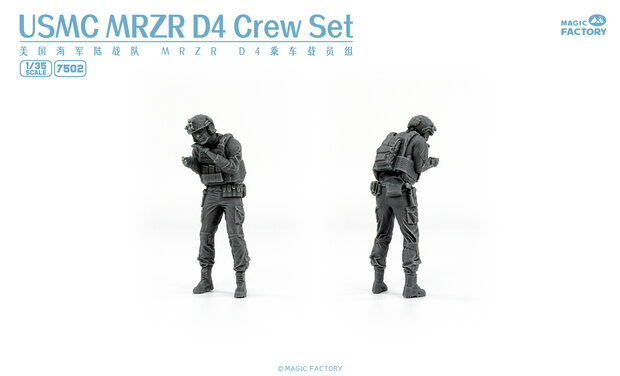 Magic Factory 7502 - USMC MRZR D4 Crew Set - 1:35