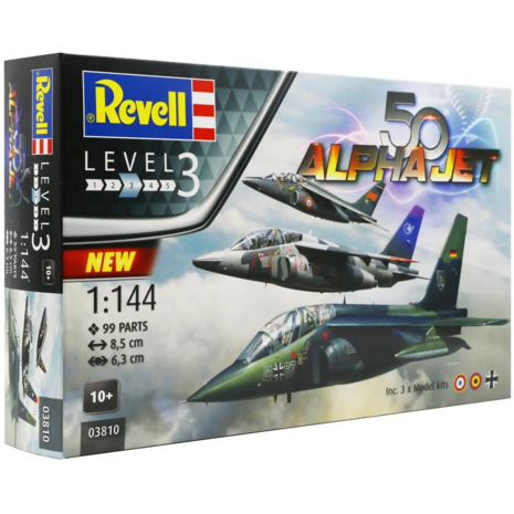 Revell 03810 - 50th Anniversary Alpha Jet - 1:144