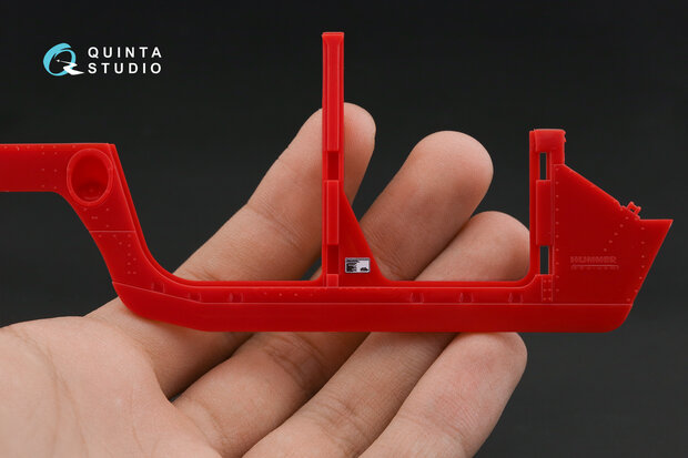Quinta Studio QD24004 - Hummer H1 3D-Printed & coloured Interior on decal paper (for MENG kit) - 1:24