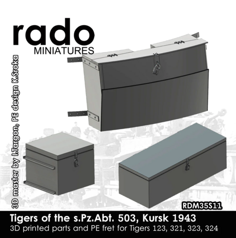 RDM35S11 - Tigers of the s.Pz.Abt. 503, Kursk 1943 - 1:35 - [RADO Miniatures]