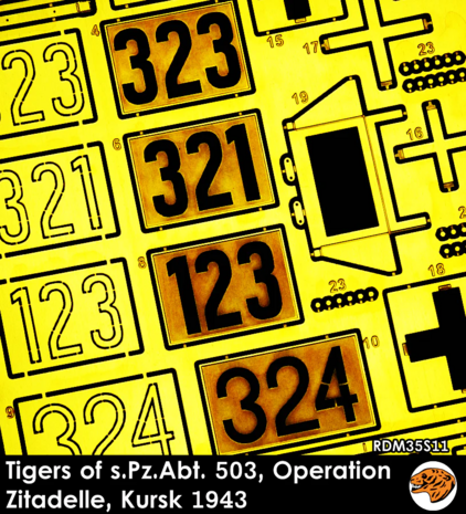 RDM35S11 - Tigers of the s.Pz.Abt. 503, Kursk 1943 - 1:35 - [RADO Miniatures]