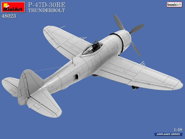 MiniArt 48023 - P-47D-30RE Thunderbolt Basic Kit - 1:48