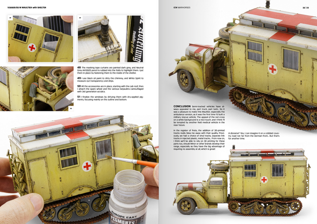 AK130011 - ICM – How To Paint & Weather WW2 Trucks Warhorses - [AK Interactive]