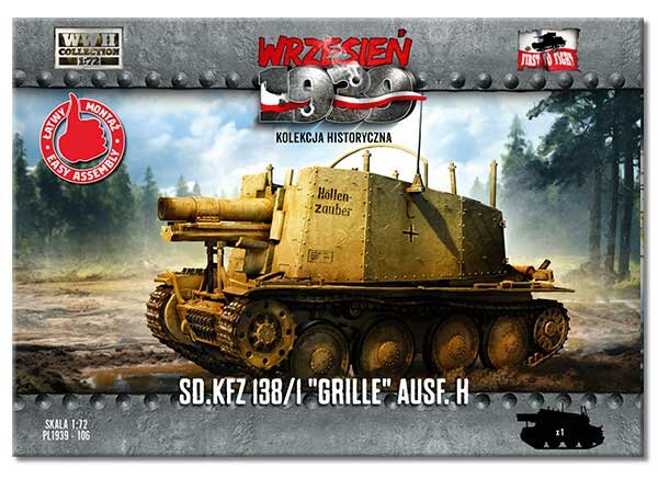 FTF PL1939-106 - SD.KFZ 138/I "Grille" Ausf. H - 1:72