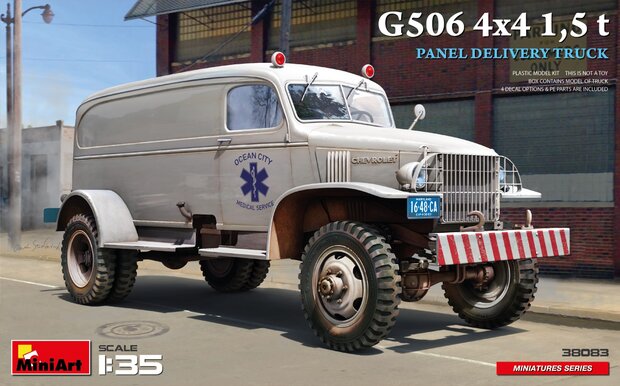 MiniArt 38083 - G506 4x4 1,5t Panel Delivery Truck - 1:35