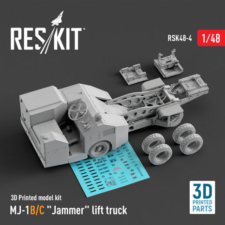 RSK48-0004 - MJ-1B/C "Jammer" lift truck - 1:48 - [RES/KIT]