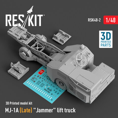 RSK48-0002 - MJ-1A (Late) "Jammer" lift truck - 1:48 - [RES/KIT]