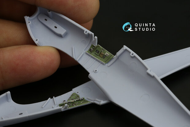 Quinta Studio QD72123 - Hurricane Mk.I family 3D-Printed & coloured Interior on decal paper (for Airfix kit) - 1:72