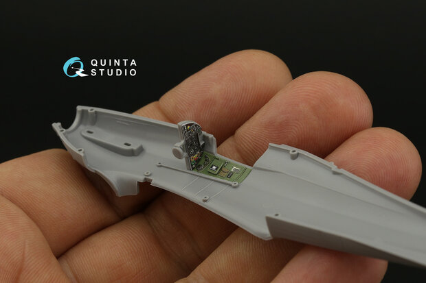 Quinta Studio QD72113 - Hurricane Mk.I family 3D-Printed & coloured Interior on decal paper (for Arma Hobby kit) - 1:72