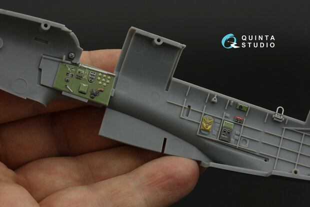Quinta Studio QD48423 - Fairey Fulmar Mk.I 3D-Printed & coloured Interior on decal paper (for Trumpeter kit) - 1:48