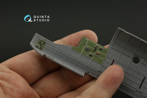 Quinta Studio QD+48379 - Bristol Beaufort Mk.I 3D-Printed & coloured Interior on decal paper (for ICM kit) (with 3D-printed resin parts) - 1:48