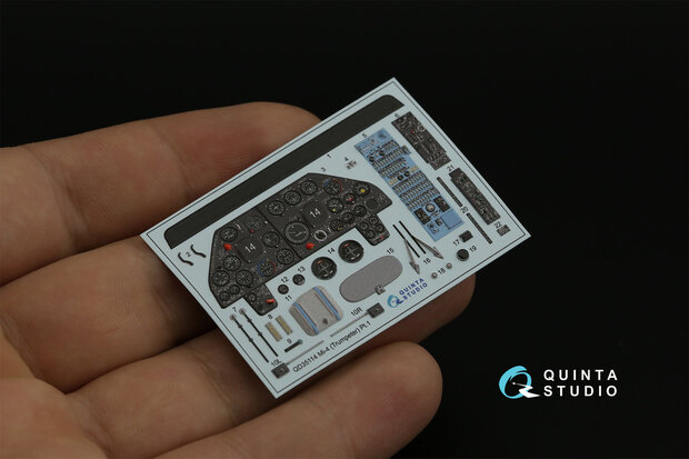 Quinta Studio QD35114 - Mi-4 3D-Printed & coloured Interior on decal paper (for Trumpeter kit) - 1:35