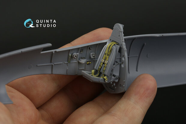 Quinta Studio QD32211 - Westland Whirlwind FB Mk.I 3D-Printed & coloured Interior on decal paper  (for Special Hobby kit) - 1:32 Hobby)
