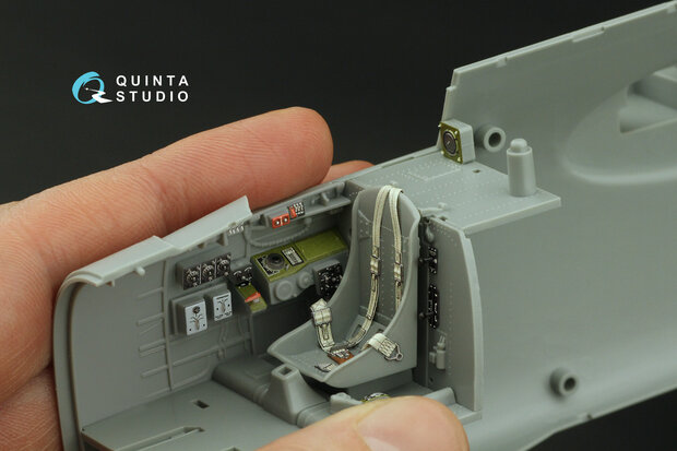 Quinta Studio QD32209 - A-20G Havoc 3D-Printed & coloured Interior on decal paper (for HK models kit) - 1:32