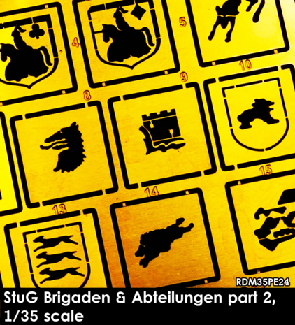 RDM35PE24 - StuG Brigaden & Abteilungen part 2 - 1:35 - [RADO Miniatures]